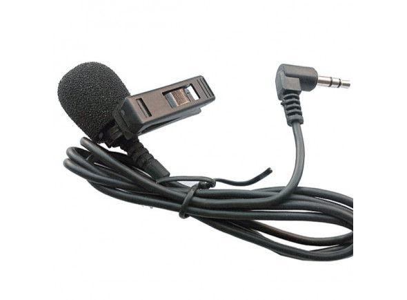 Karma KM-DMC902 Microfone de Lapela - Comprimento do cabo: 1,2 mt, Peso da fita de lapela: 10 gr, Tipo de cápsula: Condensador, Conector: jack estéreo de 3,5 mm, Cor preta, 