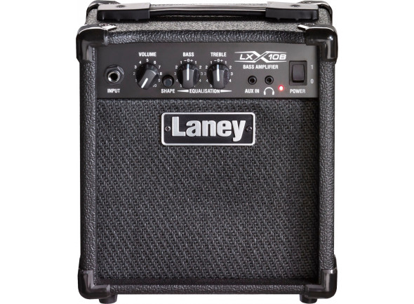 Laney  LX10B  - 10 watts, 5 personalizado projetado Driver, Controles de volume, Bass e Treble, Canal único com interruptor de forma, Entrada AUX, Telefones/saída de linha de, 