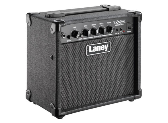 Laney  LX15B 15W 2x5  B-Stock - Amplificador combo de prática perfeita para baixistas, 15 Watt RMS, 2 x 5