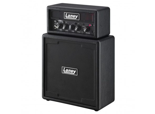 Laney  Ministack-B-Iron  - Amplificador combo transistorizado com Bluetooth para guitarra elétrica, Amplificador de desktop alimentado por bateria compacta, Com Laney LSI (Laney Smartphone Insert) - conecta o amplificador ao...