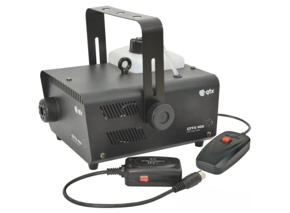 QTX Máquina de Fumos 900W DMX e Comando