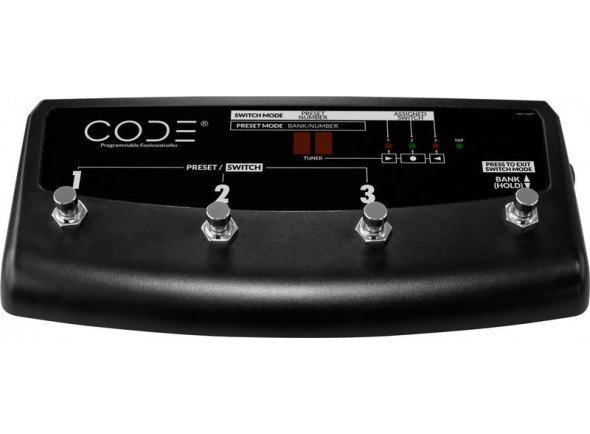 Marshall PEDL-91009  - Tipo: Controlador de amplificador de pedal, Número de botões de pedal 4, Display de LED luminoso., Atualização opcional para seu amplificador Marshall code-series, Permite que você lembre 3 de suas...