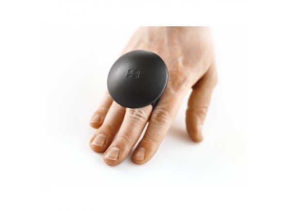 Meinl MS-BK Motion Shaker medium  - Material: Plástico, Tamanho: médio (M), Confortável de usar no dedo, Som de agitador penetrante, Cor: Preto, 