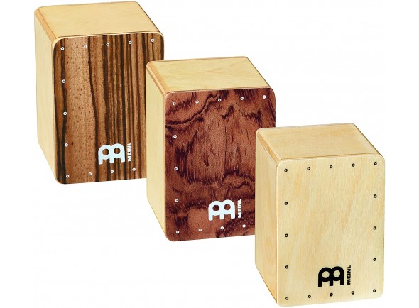 Meinl SH50-SET   - Versão em miniatura de um cajón Meinl, Três sons cortantes, Tapas diferentes, 