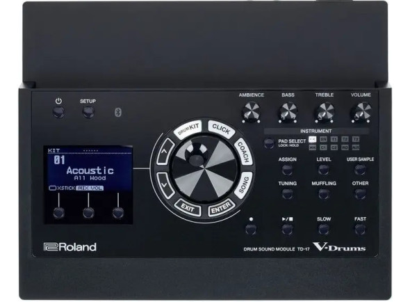 Ver mais informações do  <b>Roland TD-17 V2</b> Modulo Sons Profissional para Bateria Eletrónica