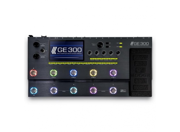 Mooer GE 300  - Processador Multi-Efeitos, Função ToneCapture integrada com 4 modos (Amp / Stomp / Guitar / Cab) para capturar o som do seu equipamento favorito, 108 simulações de amp de alta qualidade, 43 simulaç...