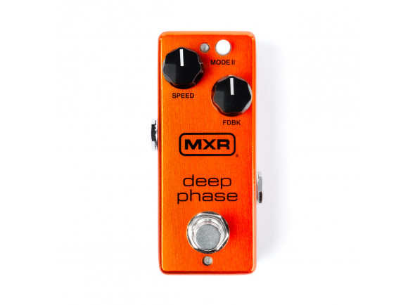 MXR  M279 Deep Phase  - Vintage Phaser, Tipo de efeito: Phaser, Tecnologia: Analógica, Características especiais: 4/8 vezes comutável por fases, Mono / estéreo: entrada mono, saída mono, Controles: velocidade, feedback, ...