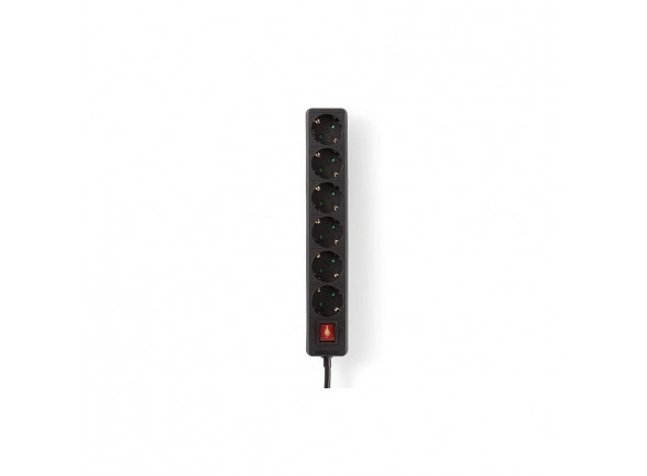 Nedis 6 TOMADAS 3M 3680W C\ INTERRUPTOR PRETO Nedis 6 TOMADAS 3M 3680W C\ INTERRUPTOR PRETO