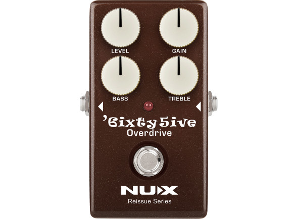 Nux   6ixty 5ive Overdrive Effect Pedal - Ajuste do potenciómetro de corte - Controla a quantidade de saturação no seu som e comprime naturalmente o som para emular os amplificadores valvulados clássicos., Comutação True-Bypass - Facilita ...