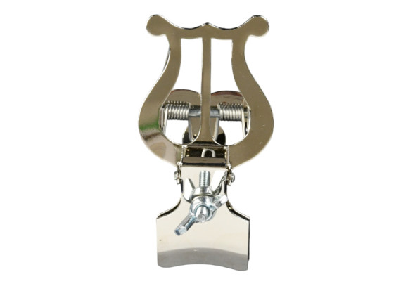 Obrac 1240N Estante de Trompete Niquelada com Pinça para Campânula