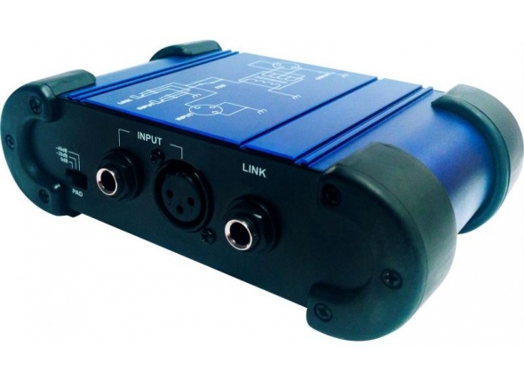 OQAN DI BOX MONO QDI-300  - Mono DI Box, 1/4 \ 'entrada e saída XLR, Interruptor de elevação do solo, Switch Pad (0dB e -20dB e -40dB), 