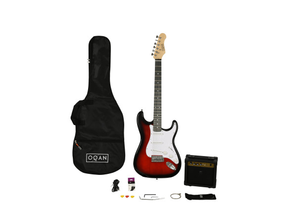 OQAN Pack de Guitarra QGE-STARTER Electric RDS - Kit de guitarra Oqan QGE-STARTER, Acabamento RDS, 3x Bobinas simples, 1xV (Volume) 2xT (Tom), Corpo: choupo sólido, Neck: Solid Maple, Fingerboard: Techwood, OQAN Pack de Guitarra QGE-STARTER Electric RDS - Kit de guitarra Oqan QGE-STARTER, Acabamento RDS, 3x Bobinas simples, 1xV (Volume) 2xT (Tom), Corpo: choupo sólido, Neck: Solid Maple, Fingerboard: Techwood,