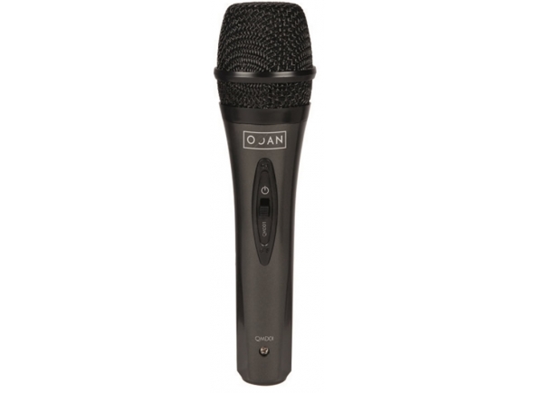OQAN QMD01 BASIQ  - Microfone dinâmico, interruptor On / Off, Oqan QMD01 Basiq é um microfone dinâmico para voz unidirecional, Possui um corpo de plástico robusto com uma grade de metal preto e possui um interruptor O...
