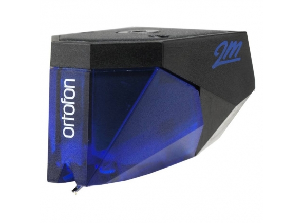 Ortofon DJ 2M Blue  - Cabeça de gira-discos tipo MM (íman móvel), Voltagem de saída:: 5,5 mV, Resposta de frequência a -3dB: 20-25.000 Hz, Resposta de frequência a + 2 / – 1 dB: 20-20.000 Hz, Tipo de agulha: Nude Ellipt...
