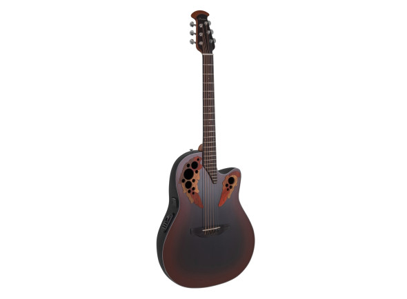 Ver mais informações do  Ovation  Celebrity Elite CE44 Mid Cutaway Reverse Red Burst