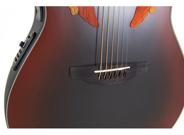 Ovation  Celebrity Elite CE44 Mid Cutaway Reverse Red Burst