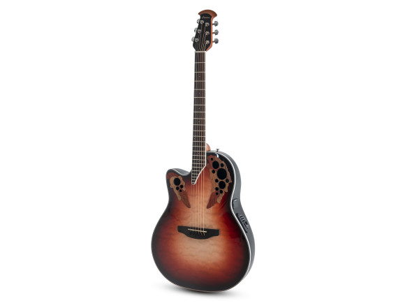 Ovation  Celebrity Elite Plus CE44LX Mid Cutaway Ruby Burst