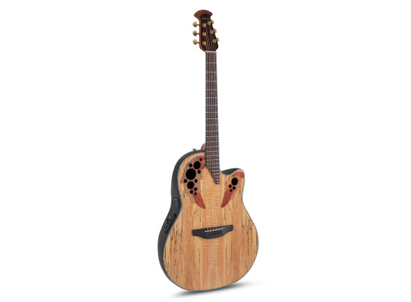 Ovation  Celebrity Elite Plus CE44P Mid Cutaway Natural Spalted Maple