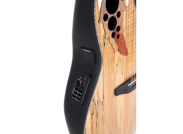 Ovation  Celebrity Elite Plus CE44P Mid Cutaway Natural Spalted Maple