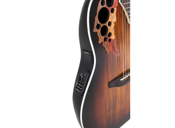 Ovation  Celebrity Elite Plus CE48P Super Shallow Koa Burst
