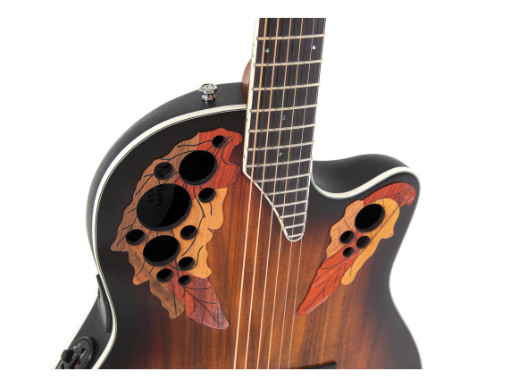 Ovation  Celebrity Elite Plus CE48P Super Shallow Koa Burst