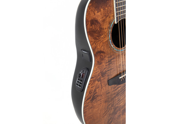 Ovation Celebrity Traditional Plus CS24P Mid Cutaway Nutmeg Burled Maple
