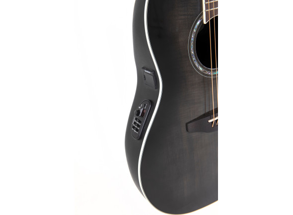 Ovation  Celebrity Traditional Plus CS24P Mid Cutaway Transparent Blackburst Flame
