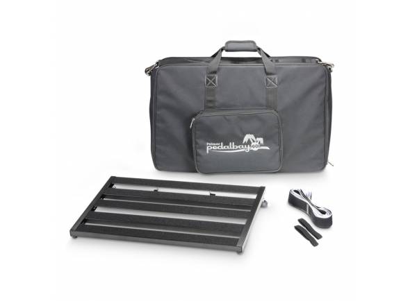 Palmer MI Pedalbay 60 L  - Pedalboard leve com Softcase protetor 60cm, Universal Pedalboard de alumínio para o armazenamento de todos os efeitos de piso comercialmente disponíveis, As barras cruzadas, bem como a altura e a i...