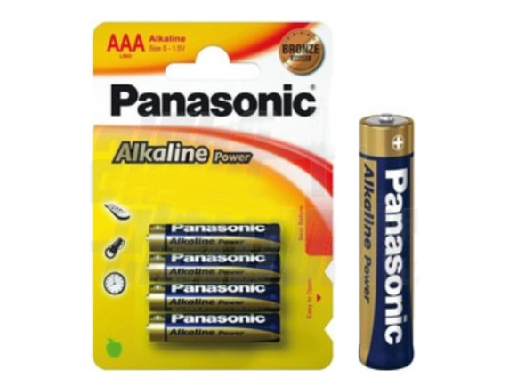 Panasonic  Pilha Alcalina LR03/AAA 1.5V 4x Blister