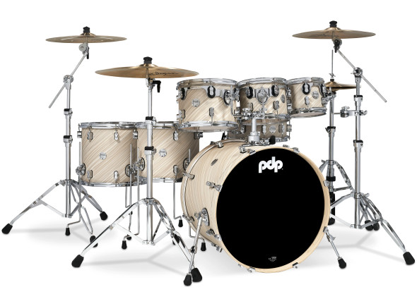 PDP CONCEPT Maple CM7 TWISTED IVORY Kit Bateria 7-pcs PDCM2217TI