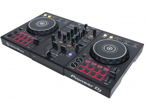 Pioneer DJ DDJ-400  B-Stock - Controlador DJ Pioneer DJ DDJ-400 profissional de 2 canais para DJ, Pioneer DJ DDJ-400 Placa de som integrada, 16 pads táteis retro-iluminados / Efeitos integrados, Software Rekordbox DJ incluido, ...