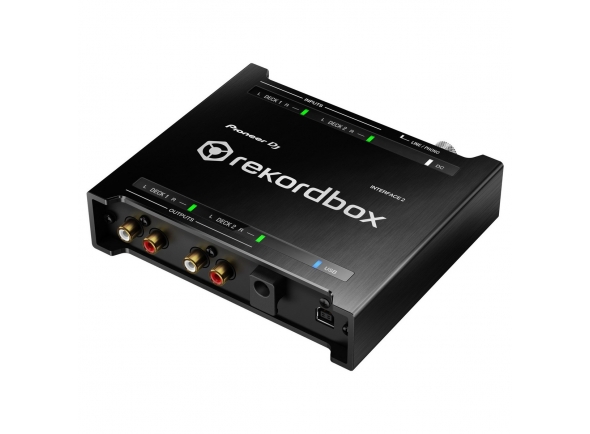 Pioneer DJ Interface 2 Rekordbox DVS  - Interface Áudio DVS, Inclui software rekordbox DJ e DVS, Construção robusta e em metal, 