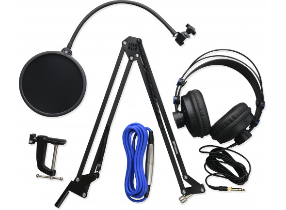 Presonus Broadcast Accessory Pack  - Braço robusto PBA-1 do microfone é adequado para uso com os microfones mais populares, incluindo Revelator, PX-1, PD-70 e mais; inclui um adaptador de rosca macho de 5/8 