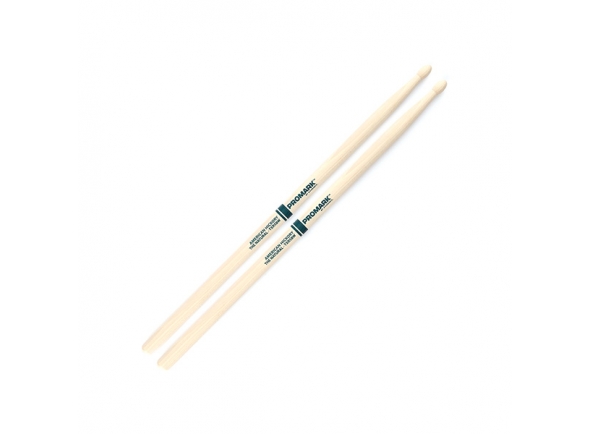 Pro Mark TXR5BW 5B Hickory Wood Tip  - Como varas padrão 5B, Com acabamento natural não lacado, 