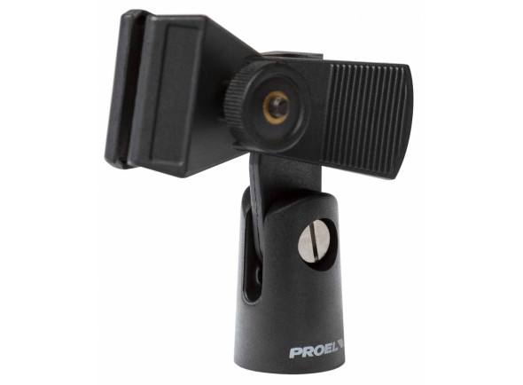 Proel  APM15  - Suporte universal de microfone ABS com parafuso de fixação (Ø Mín-Máx: 20 - 32 mm)., 