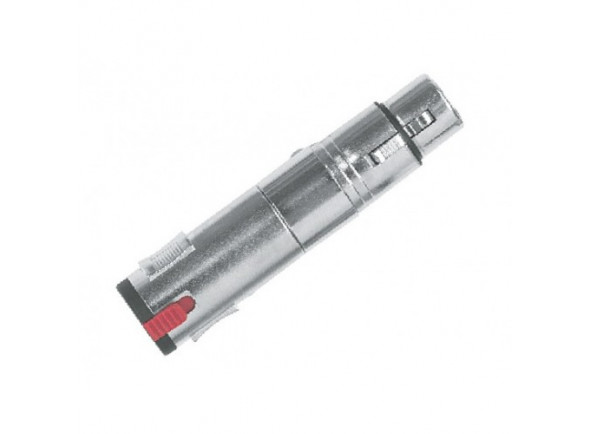 Proel  AT625  - Adaptador / conversor XLR-Jack, XLR fêmea, Jack stereo fêmea 6,3mm, 