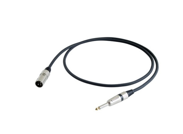 Proel  STAGE295LU5 audio cable TS / XLRm 5m - Proel STAGE295LU5 audio cable TS / XLRm 5m, 
