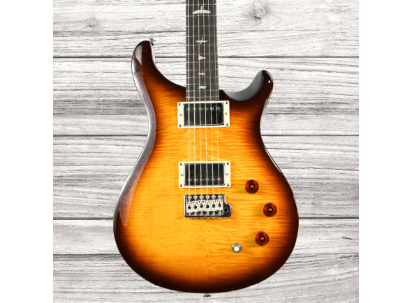 PRS SE DGT Tobacco Sunburst - Corpo: Mogno, Tampo: Bordo, Braço colado: Mogno, Escala: Rosewood, Incrustações de escala de pássaros, Perfil do pescoço: DGT, 