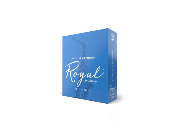 Rico Royal  Alto Sax Reeds, Strength 3, 10-pack - Palhetas para sax alto, força 3, pacote com 10, 