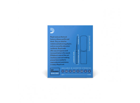 Rico Royal  Alto Sax Reeds, Strength 3, 10-pack