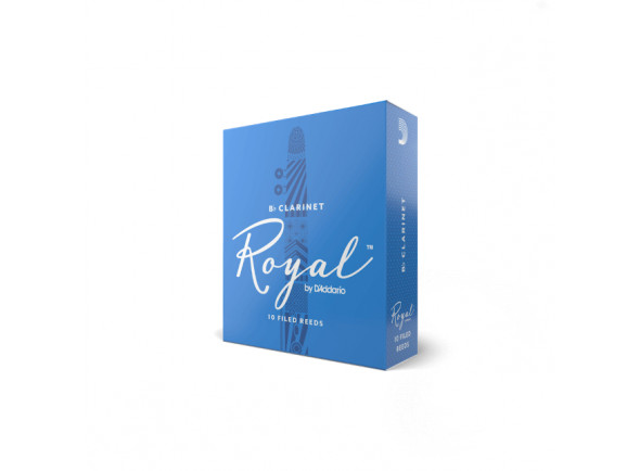 Rico Royal  Bb Clarinet Reeds, Strength 1.5, 3-pack - Ideal para estudantes, Projetado para facilitar, Preço acessível para educadores e pais, Apresenta um corte arquivado para maior clareza, 