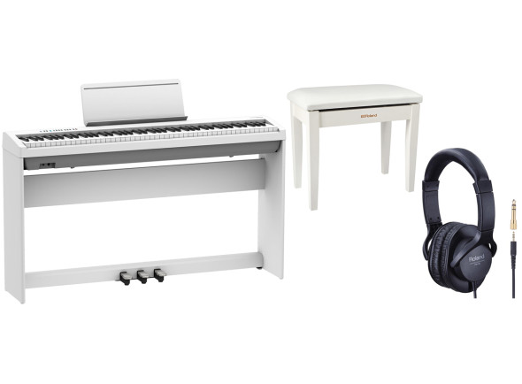 Ver mais informações do  Roland FP-30X WHITE EDITION <b>HOME PIANO DELUXE PACK COMPLETO - BEST SELLER</b>