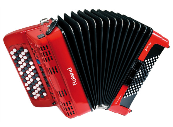 Roland FR-1xb RD V-Acordeão de botões vermelho