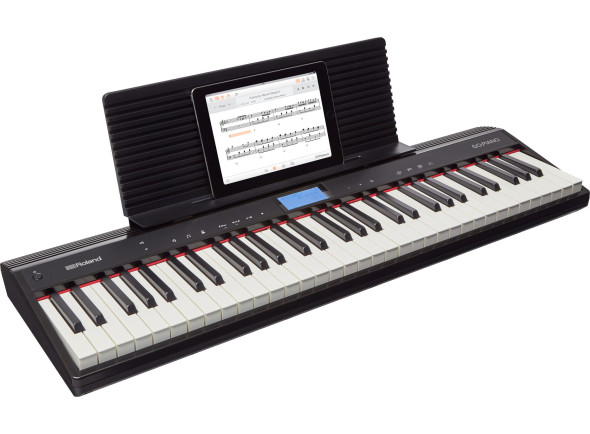  <b>Roland GO:PIANO 61</b> Piano Portátil + 128 Vozes + 40 Sons + Bluetooth <b>BEST-SELLER</b> B-Stock 







Manual Instruções em Português (PDF)
   



 



 
PIANO PORTÁTIL DE EXCELÊNCIA
Trabalha em parceria com o teu Telemóvel ou Tablet (iOS e Android) para proporcionar uma solução de aprendizagem simples e compacta. Quando o ligas o Telemóvel ou Tablet por Bluetooth® podes usufruir de conteúdo online ilimitado e gratuito, que torna a aprendizagem mais rápida e divertida, incluindo aulas online de piano, karaoke e vídeos tutoriais para poderes tocar as tuas músicas favoritas.
 

 






