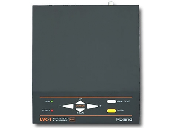 Roland LVC1 Lyrics Video Converter B-Stock  - O Roland LVC-1 traz as letras MIDI (metadados) simultaneamente para um monitor. Para todos os dispositivos que possuem uma função de letras, mas sem saída externa para o sinal de vídeo (texto)., Sa...