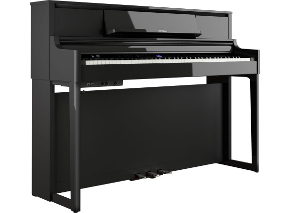 <b>Roland LX-5 PE PRESTIGE</b> Piano Preto Polido <b>10 ANOS GARANTIA</b> - Roland LX-5 PE Piano Vertical Digital Preto Polido 10 ANOS GARANTIA, 324 Sons + 394 Músicas + 4-Altifalantes 90W + Piano Designer, Teclado PHA-50 HYBRID + Painel funções sensível ao Toque, 88 tecla...