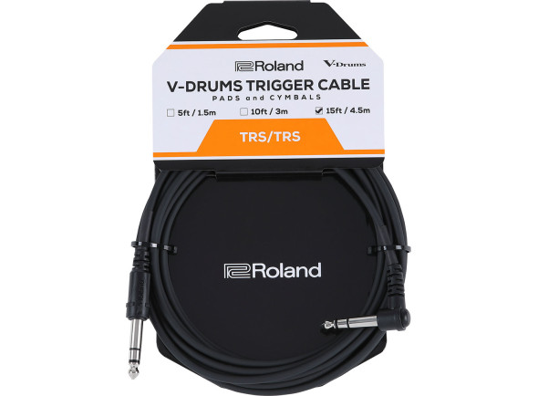 Ver mais informações do  Roland PCS-15-TRA V-Drums Cabo Trigger 4.5m 