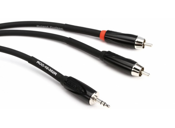 <b>Roland RCC-10-352R Cabo RCA Duplo cabo Mini-jack stereo 3 metros comprimento BEST-SELLER</b>