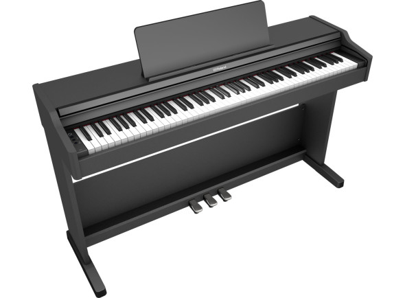 <b>Roland RP107 CLASSIC PIANO</b> 324 Sons + 287 Lições Piano + 377 Músicas <b>BEST-SELLER</b> - Piano Roland RP107 DESIGN CLÁSSICO com USB + Bluetooth, Teclado Ação Martelo + 256 Vozes Polifonia + 324 Sons + 377 Musicas, Tampa Cobertura Teclado + 287 Lições Piano + Sistema Som 16W, Piano vert...