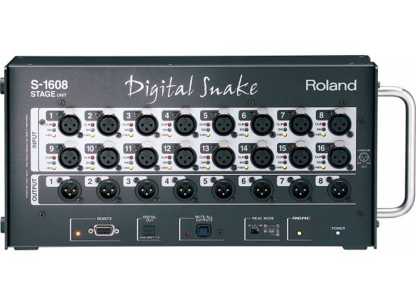 Roland S-1608
S-1608 Digital Snake S-1608 - Sistema Digital Snake, compacto e portátil
Roland S-1608
S-1608 Digital Snake S-1608 - Sistema Digital Snake, compacto e portátil